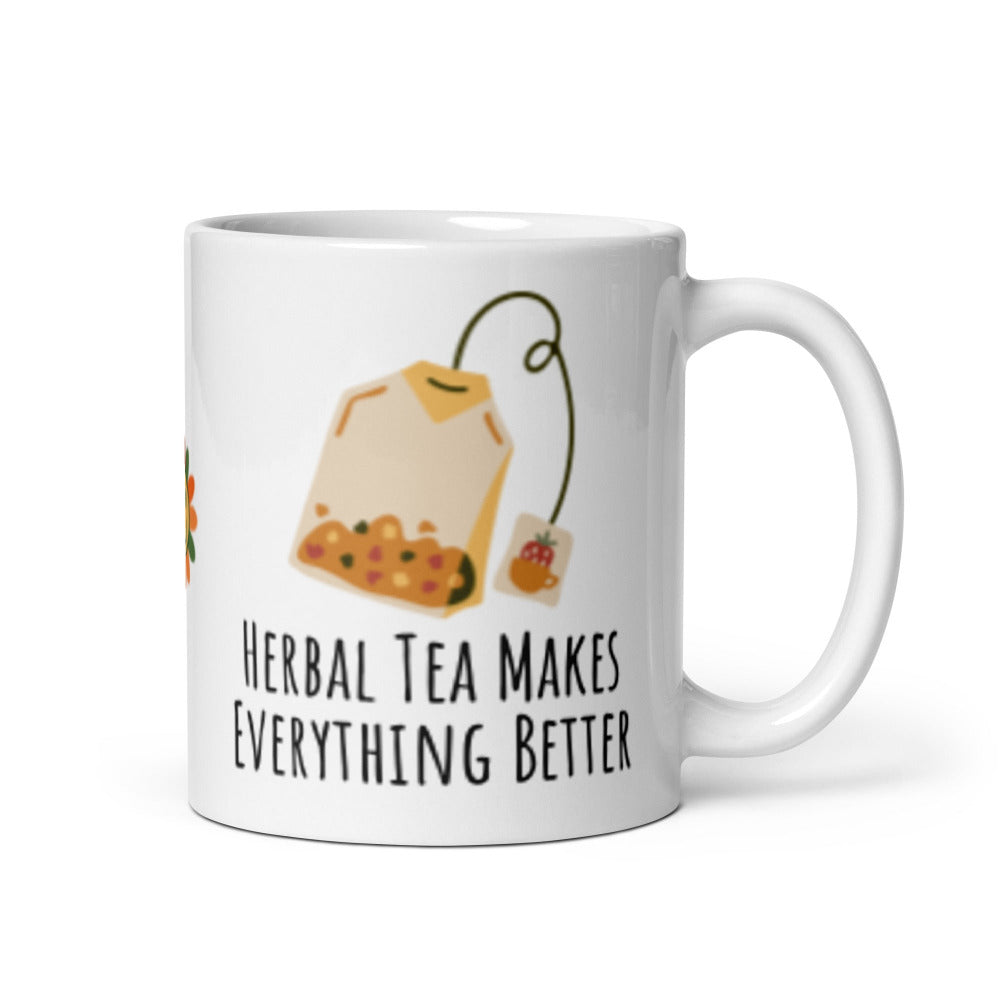 Herbal Tea Makes Everything Better Mug - https://ascensionemporium.net